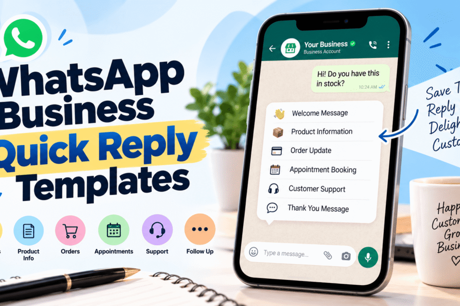 WhatsApp Business Quick Reply Templates